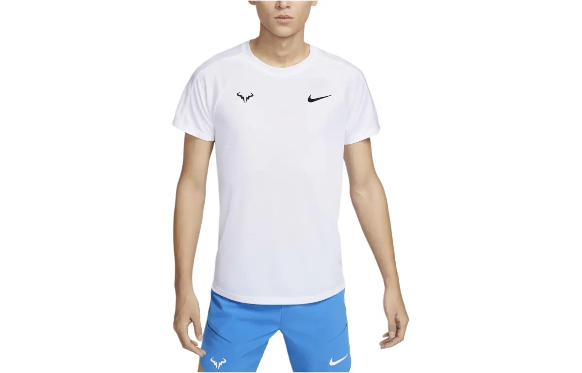 Nike T-Shirts Men's White Crew Neck Moderate