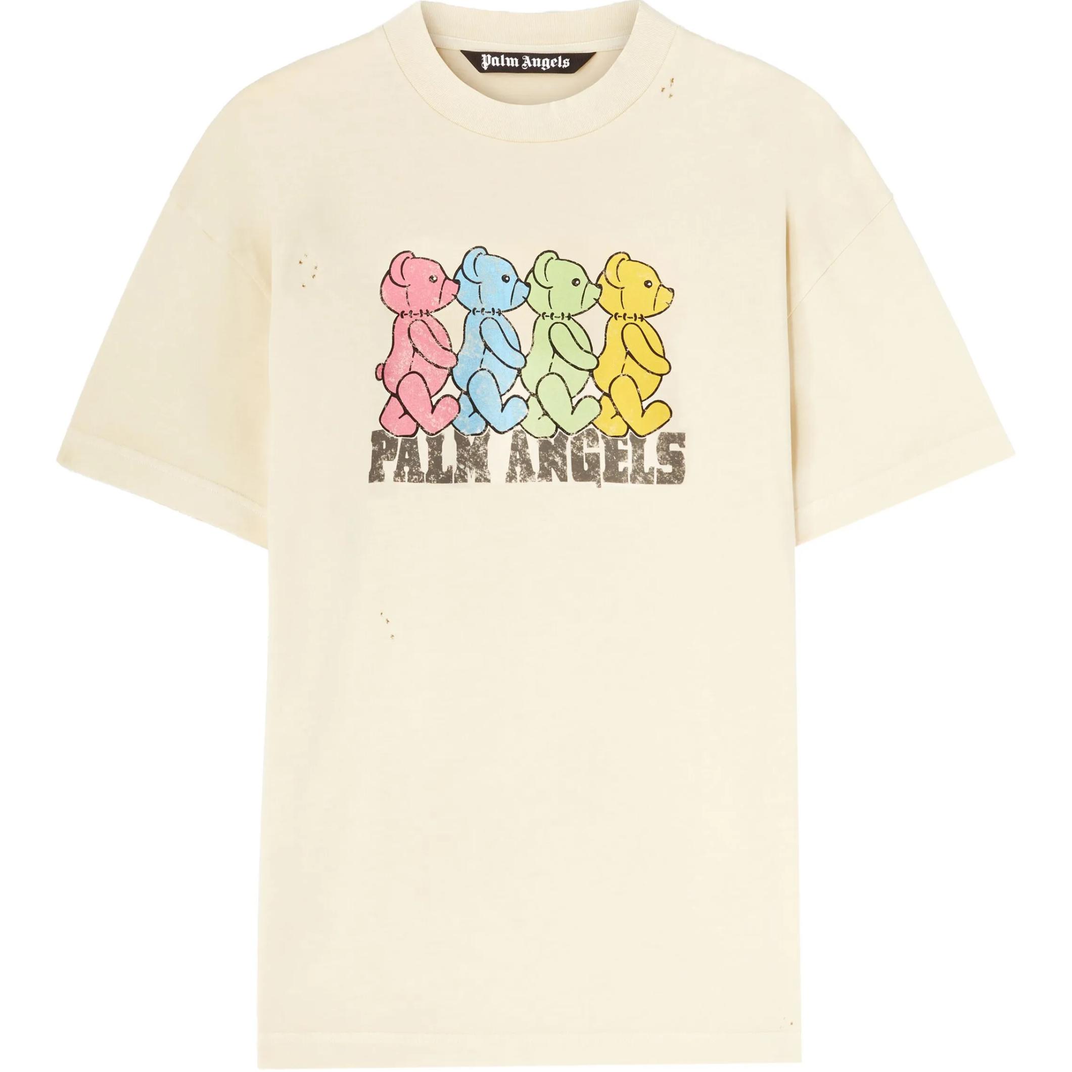 Мужская футболка PALM PALM ANGELS T (слоновая кость)
