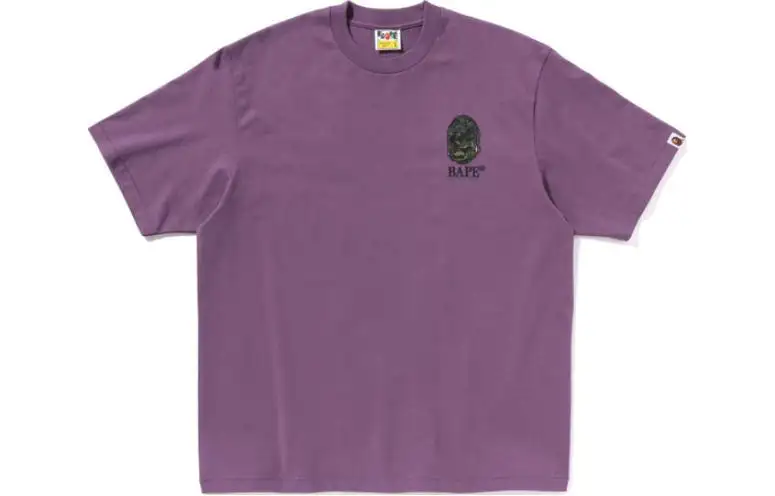 A BATHING APE T Shirts Men's Crew Neck Moderate Straight Fit