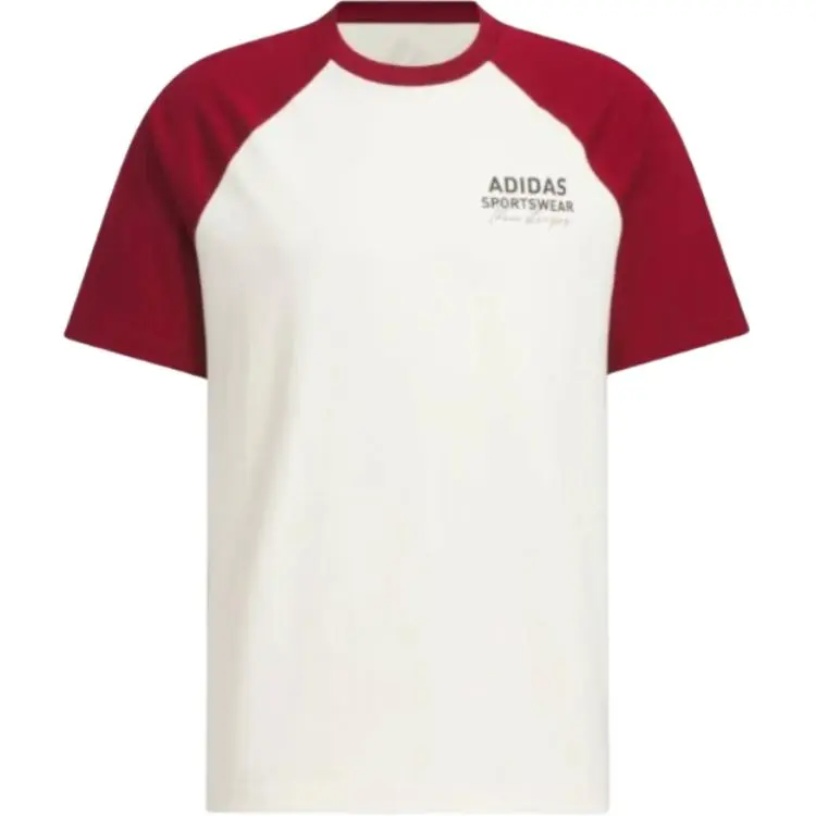 Adidas T Shirt Unisex White/Red