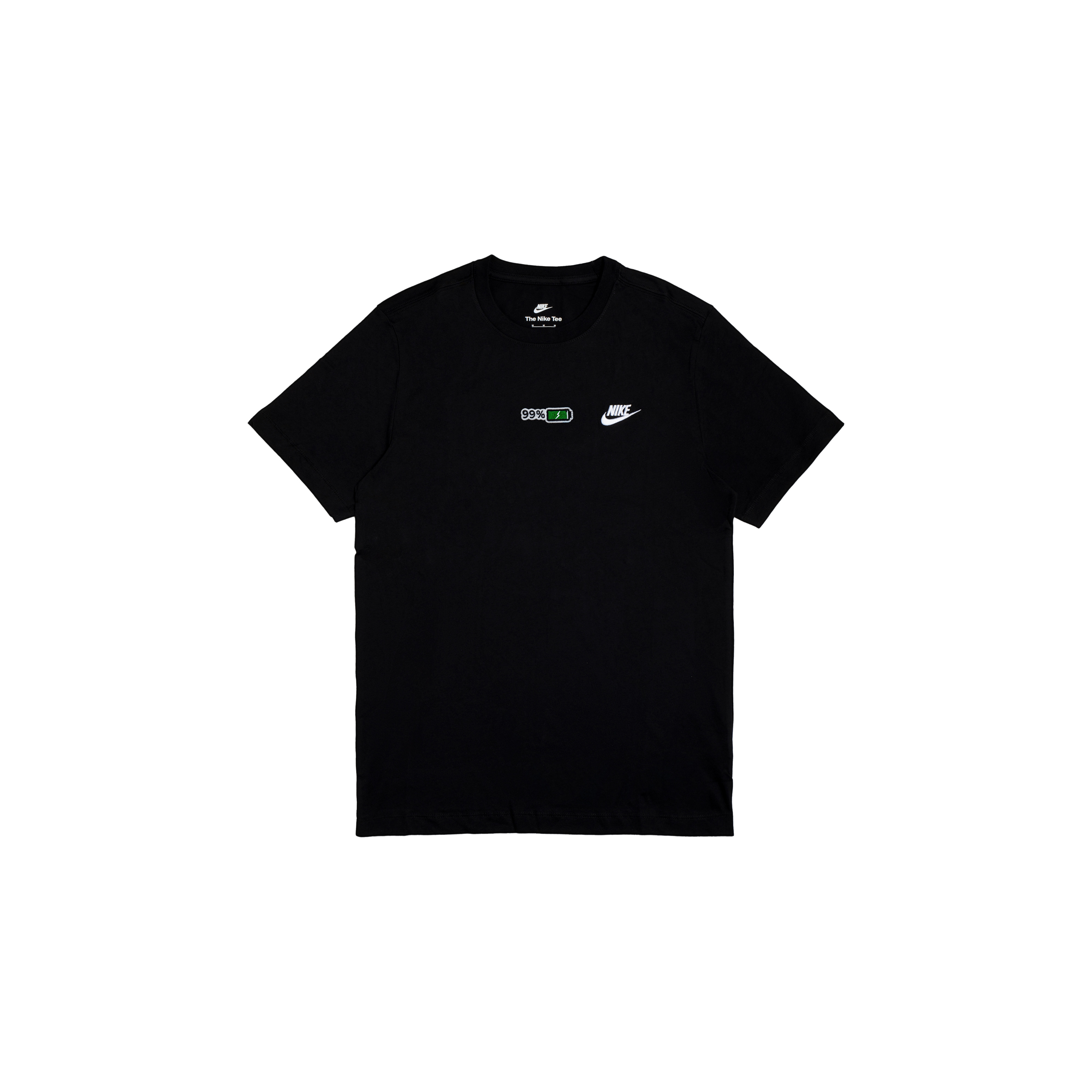 Nike, uniform, design black short sleeve T-shirt for leisure for men and women, custom-made, with embroidery, with your logo imprint, oversize