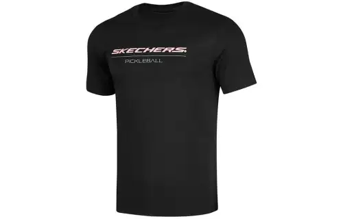 Skechers Quick Dry T Shirts Unisex Carbon Black
