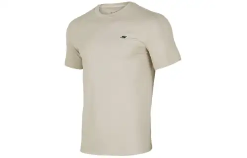 Skechers Regular T Shirt Men's Silver Gray
