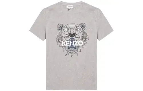 KENZO T Shirts Men's Gray Crew Neck Moderate