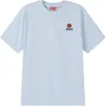 KENZO T Shirts Men's Light Blue Crew Neck Moderate Straight Fit