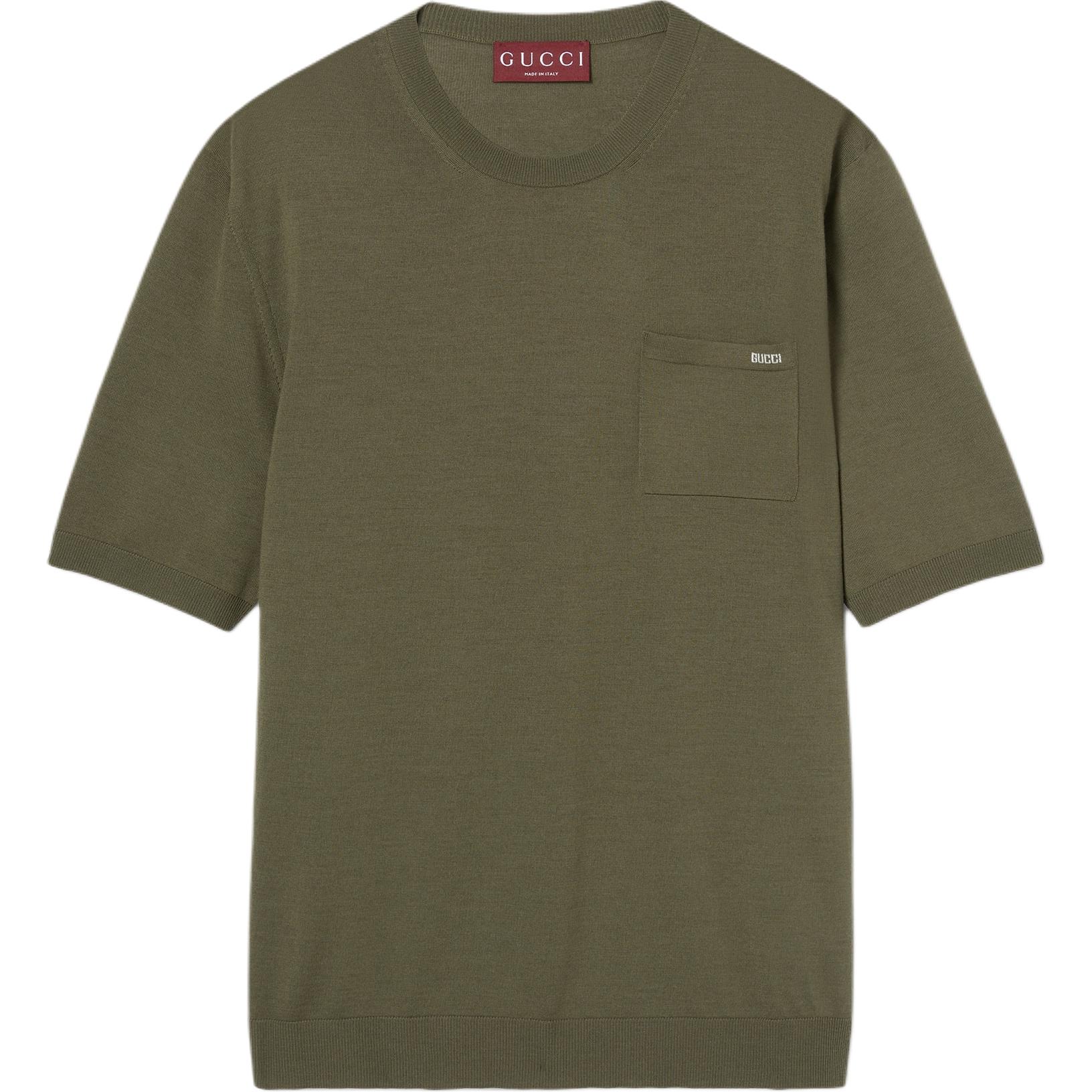 Gucci intarsia wool T-shirt