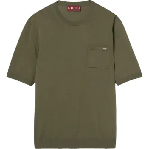 Gucci intarsia wool T-shirt