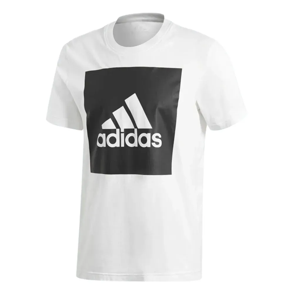 Adidas T-Shirts Men's White Crew Neck Moderate