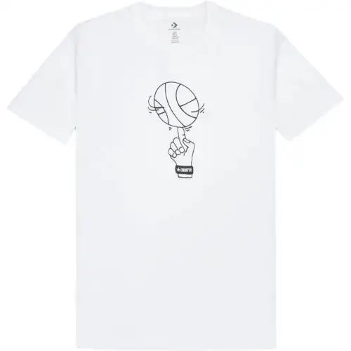 Converse Globe Trotting T Shirt Men's White