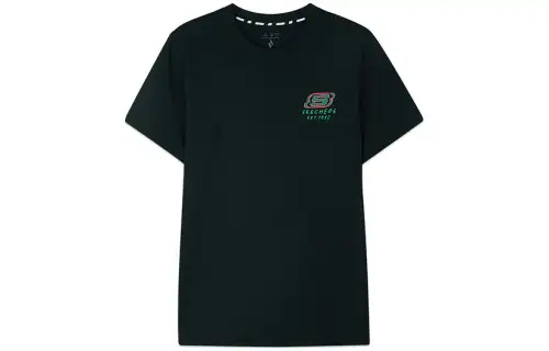 Skechers T Shirt Unisex Carbon Black