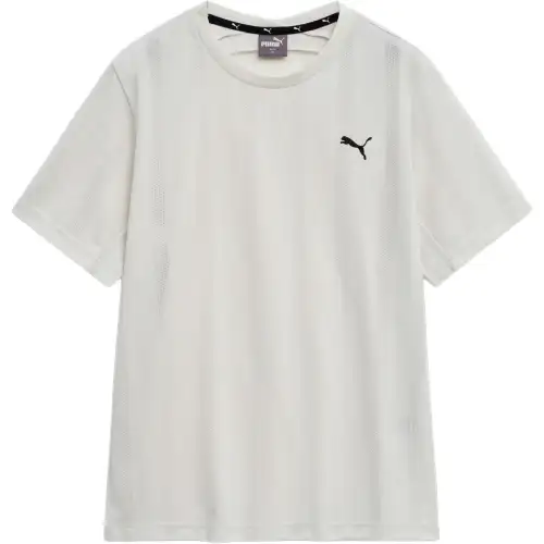 PUMA Mach Jacquard T Shirts Men's Storm Slate Crew Neck Moderate
