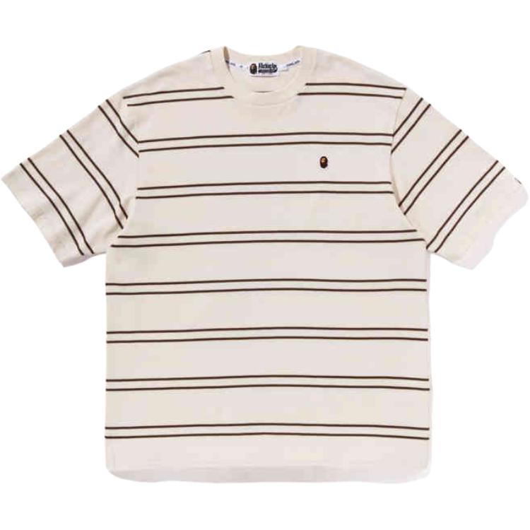 Мужская футболка A BATHING APE 0ZXTEM109308M (в полоску)