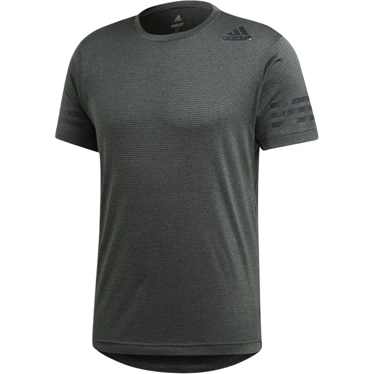 Adidas T-Shirts Men's Green Crew Neck Moderate