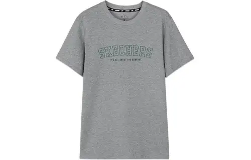Skechers T Shirt Men's Medium Heather Gray