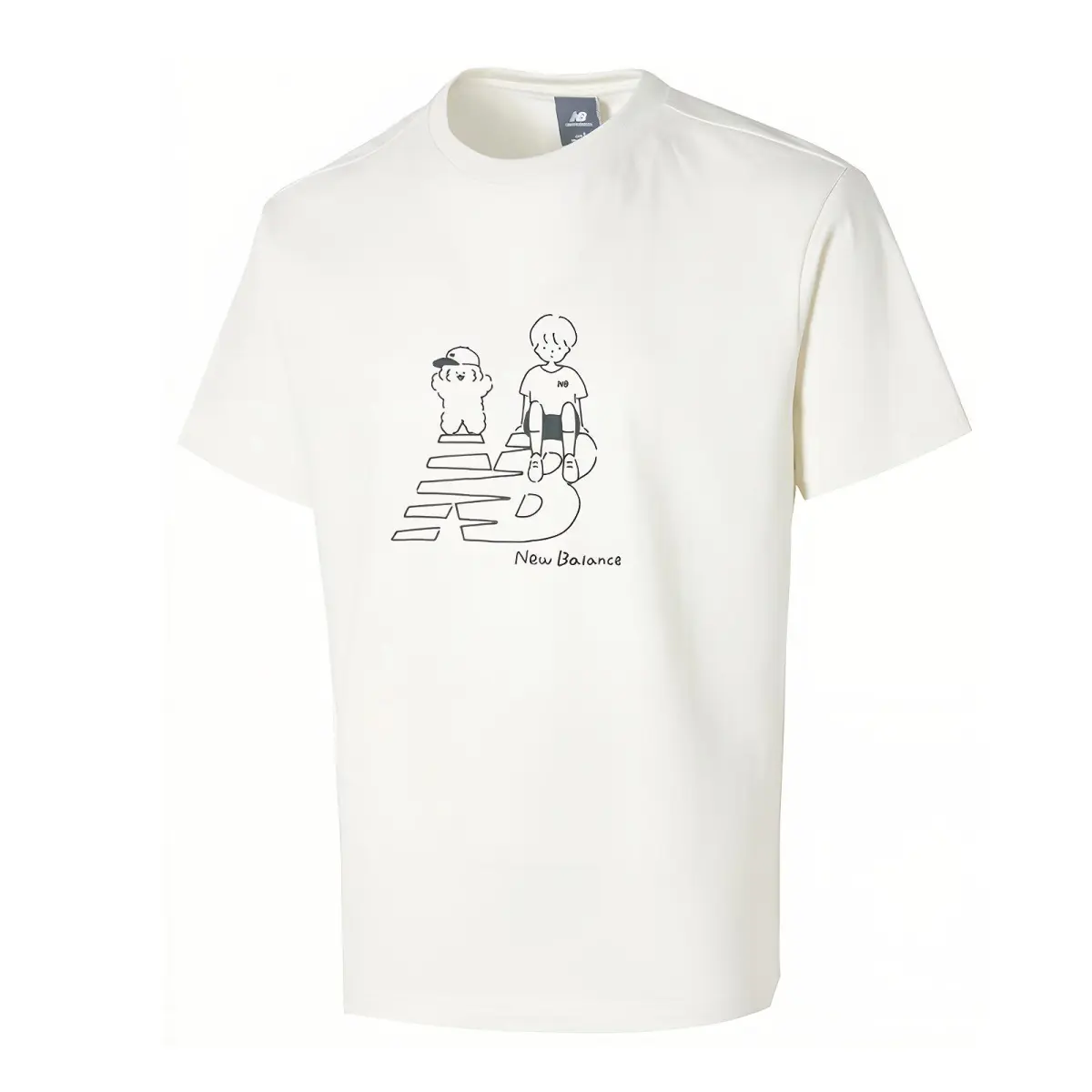 New Balance T Shirt Unisex White