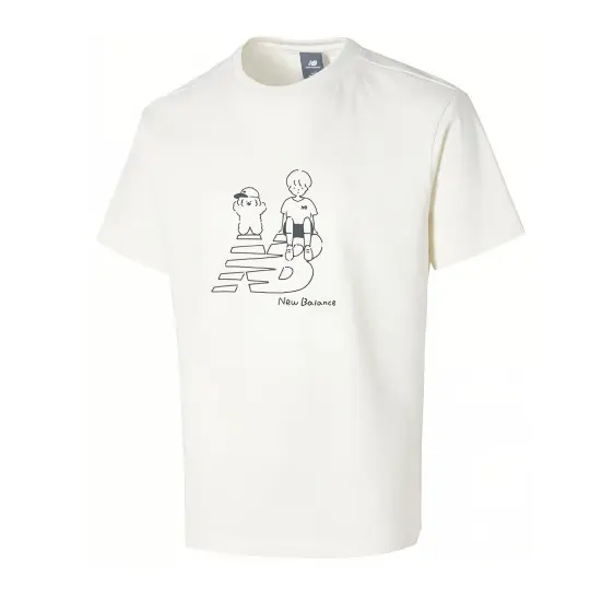New Balance T Shirt Unisex White