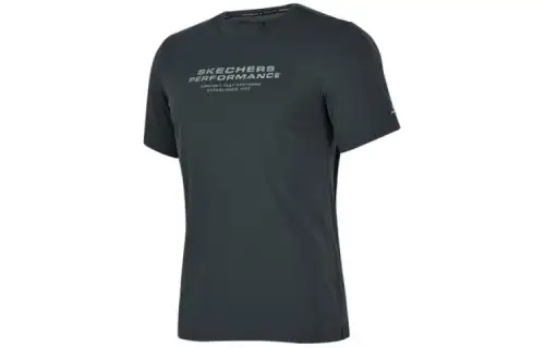 Skechers T Shirt Men's Charcoal Gray
