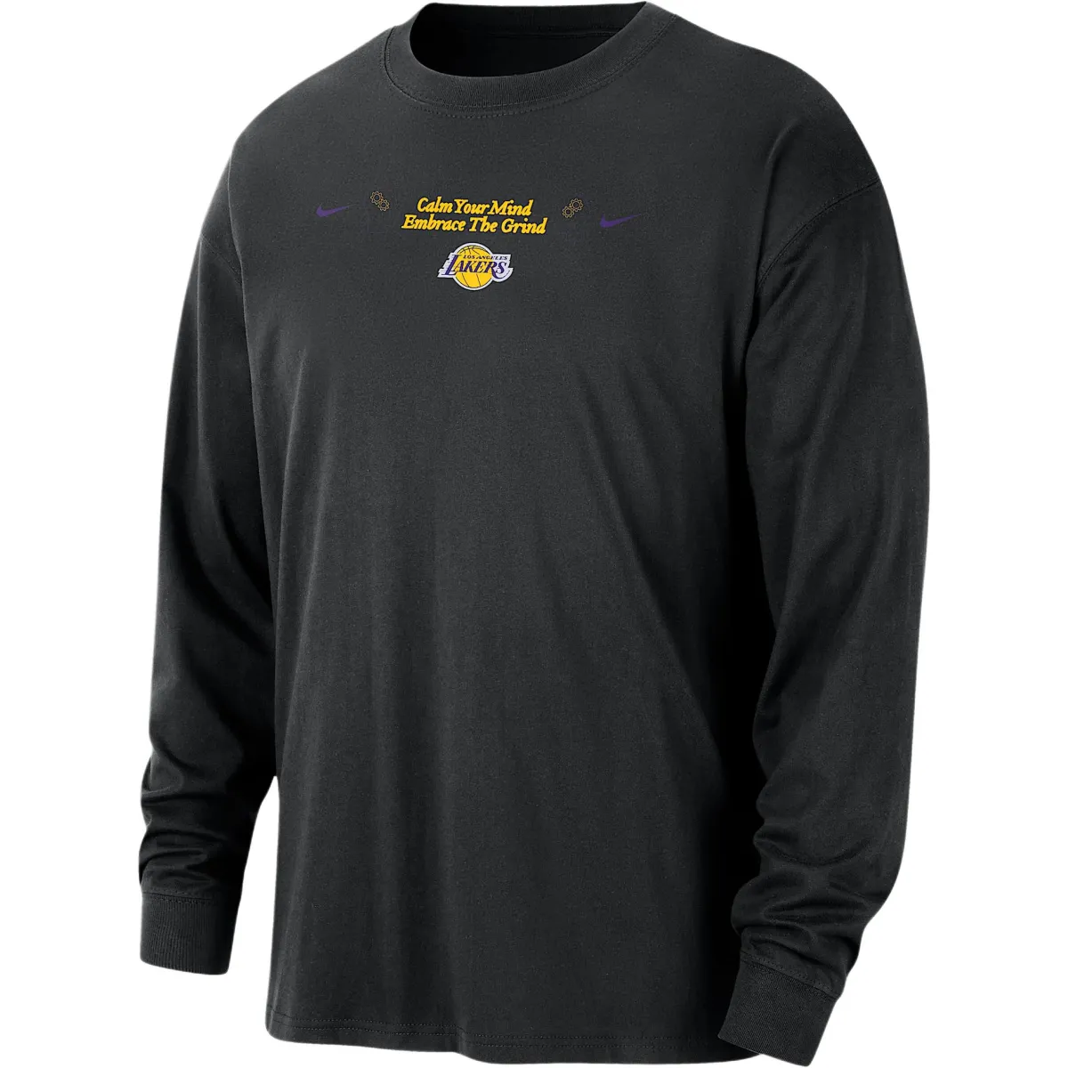 Nike x NBA Courtside Los Angeles Lakers T Shirt Men's Black