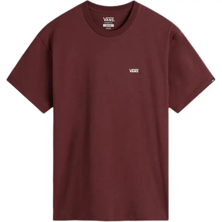 Vans T Shirts Men's Brown Crew Neck Moderate Straight Fit