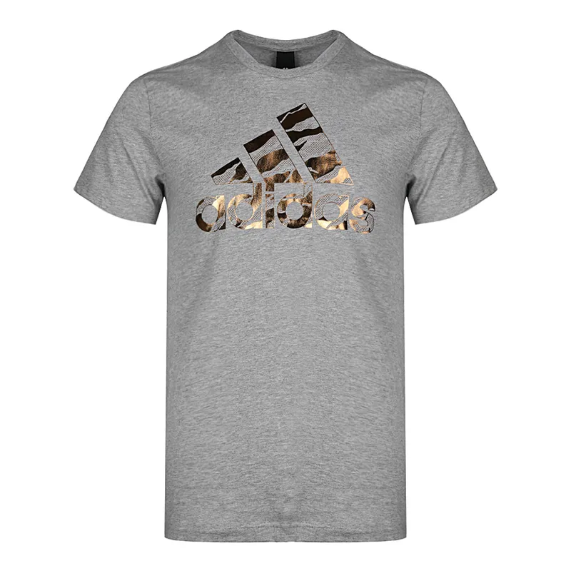 Adidas BOS FOIL CAMO T Shirt Men's Gray