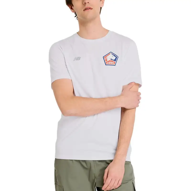 New Balance Heathertech T Shirt Men's White