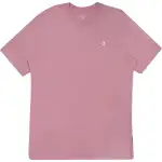 Converse T Shirts Unisex Pink Crew Neck Moderate Straight Fit