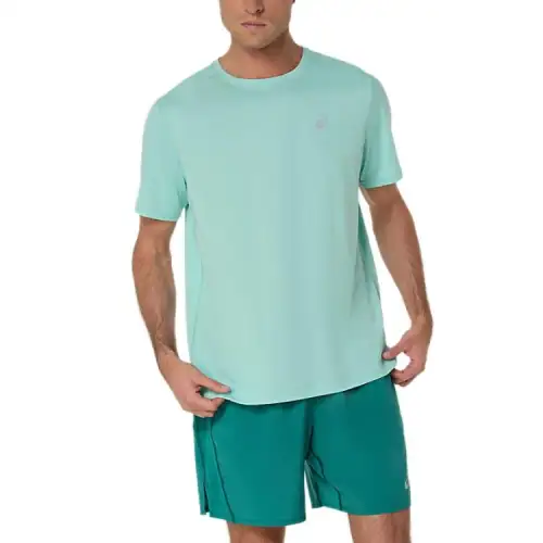 Asics SHORT SLEEVE TOPSILVER T Shirt Men's Green
