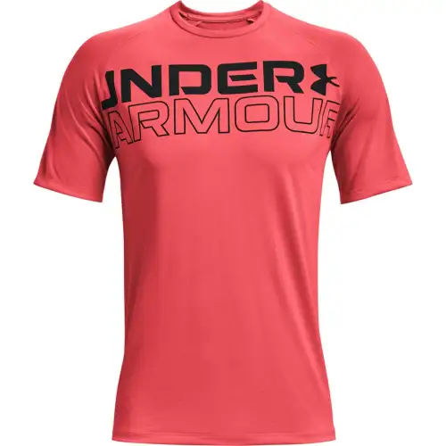 Under Armour T Shirts Men's Red Crew Neck
