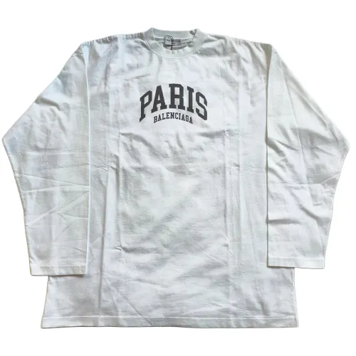 Balenciaga T Shirt Regular Fit Men's White