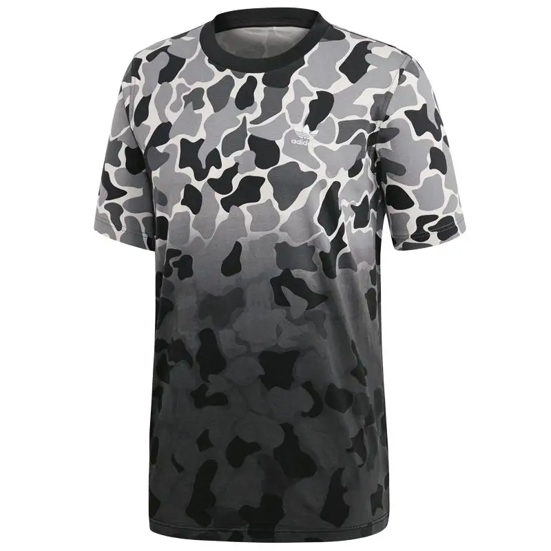 Adidas Originals CAMO DIPPED T Shirt Men's Gray