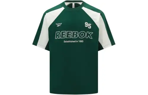 Reebok Raglan Sleeve T Shirt Unisex Dark Green