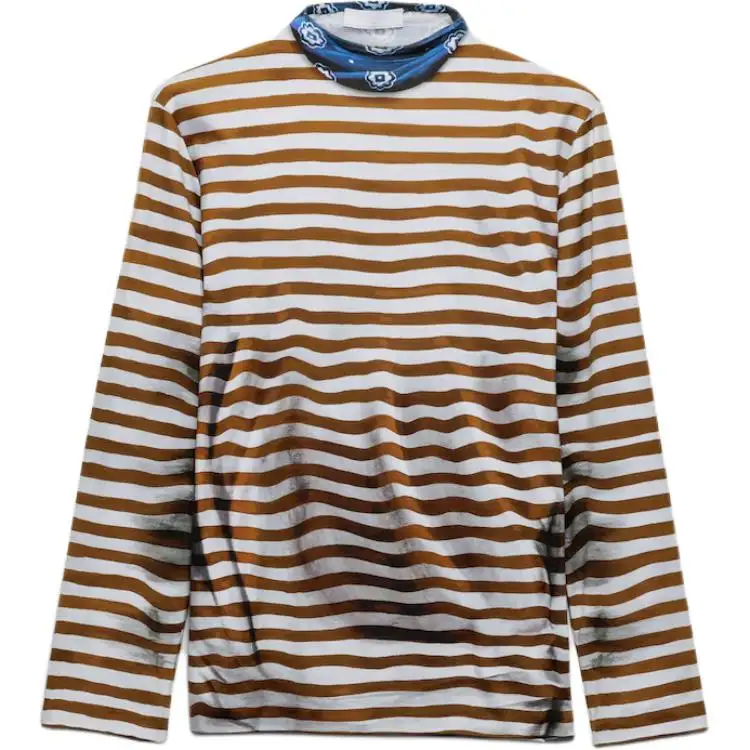 PRADA SS25 T Shirt Men's Tobacco