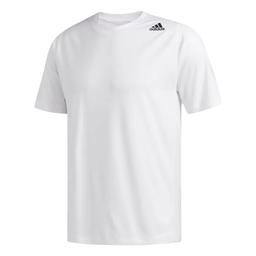 Adidas T-Shirts Men's White Crew Neck Moderate
