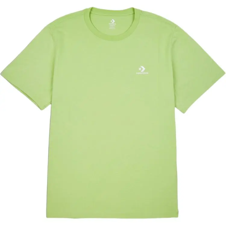 Converse Go to Embroidered Star Chevron T Shirt Unisex Vibrant Green