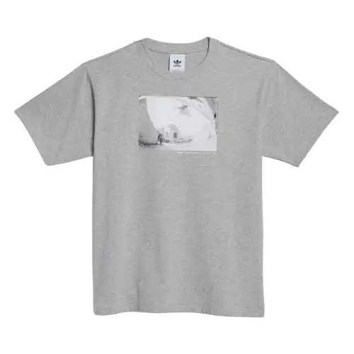 Adidas Originals T Shirt Unisex Medium Heather Gray
