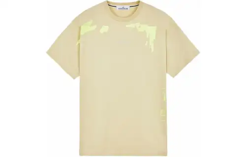 STONE ISLAND SS24 T Shirt Men's Yellow