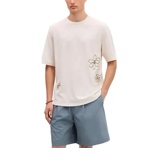HERMES T Shirt Men's Light Umber