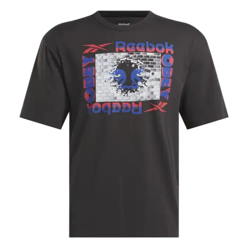 Reebok x Obey FW24 T Shirt Unisex Black