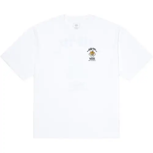Vans T Shirts Men's White Crew Neck Moderate