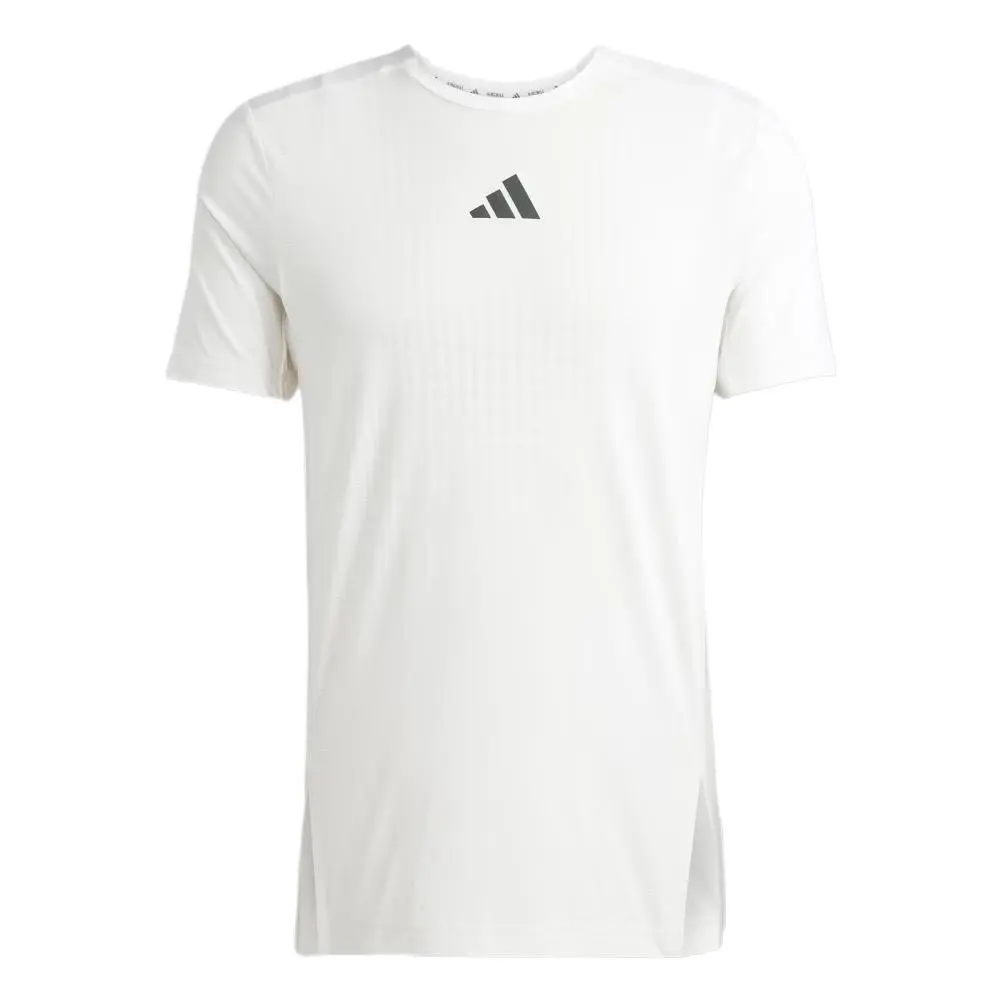 Adidas AirchillClimacool T Shirt Men's White/Chalk White