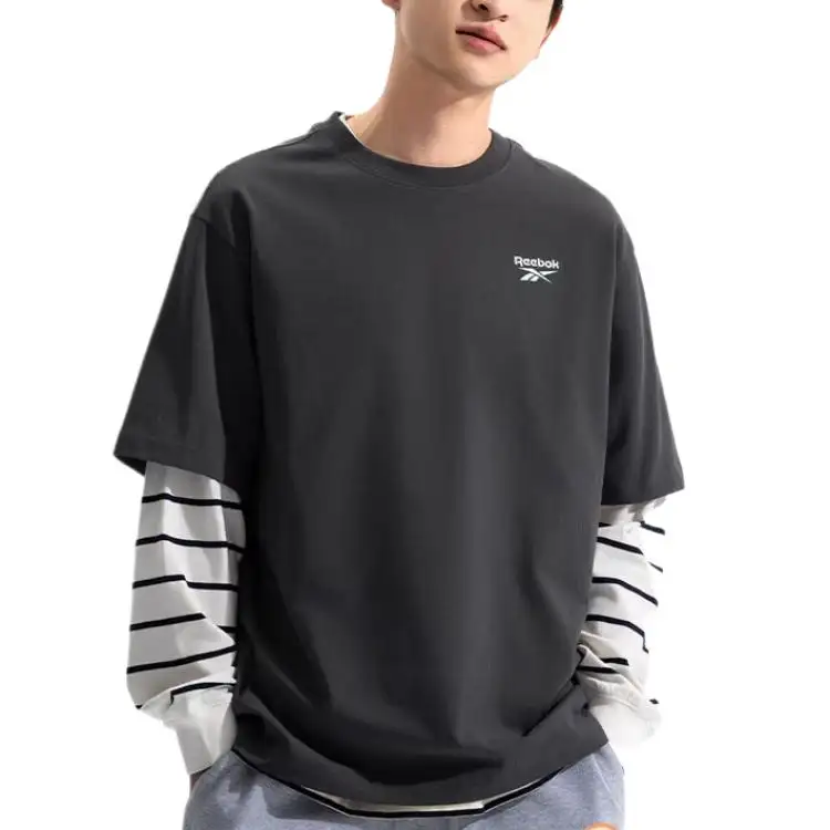 Reebok T Shirt Unisex Carbon Black