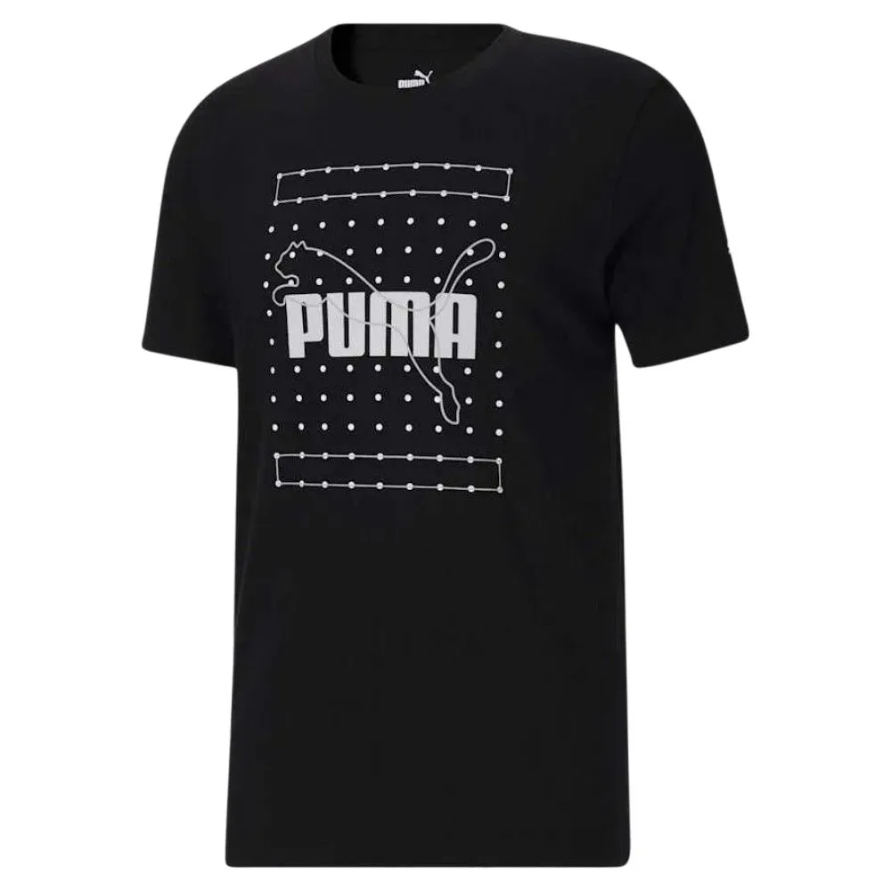 PUMA Graphic T Shirt Men's Black