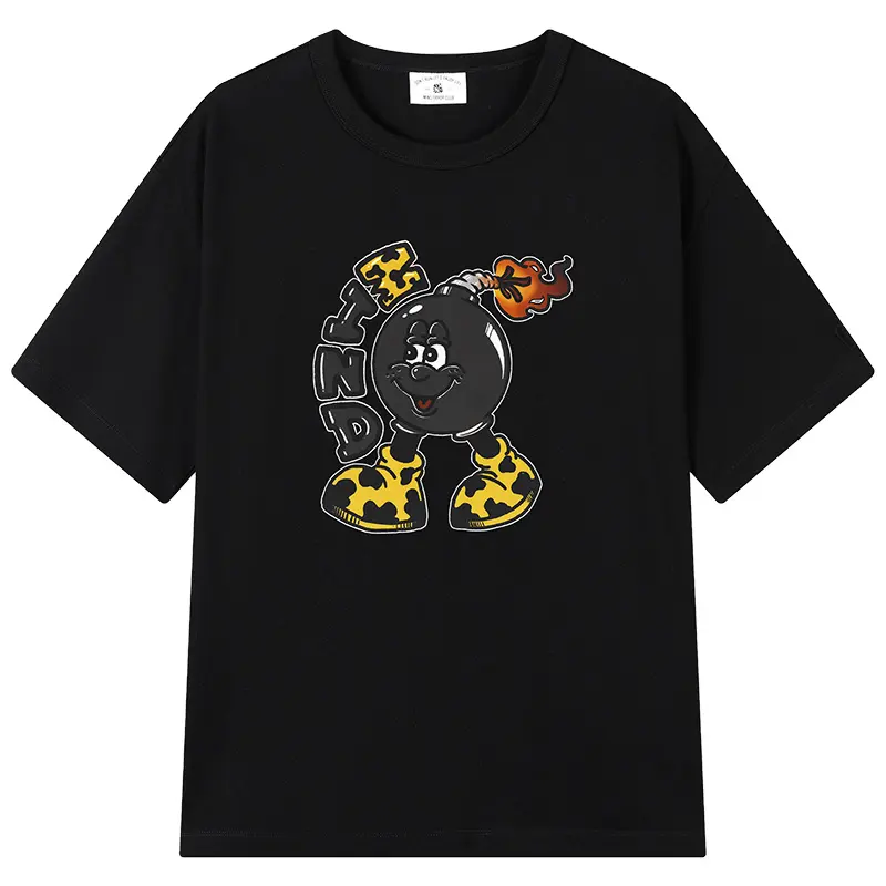 MIND ERROR Drop Shoulder Sleeve T Shirt Unisex