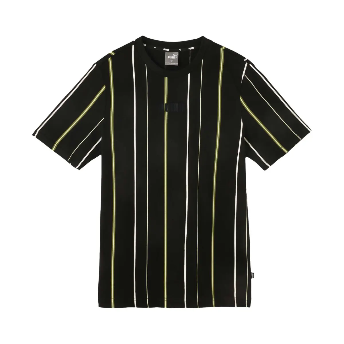 PUMA MODERN BASICS STRIPE T Shirt Men's PUMA Black
