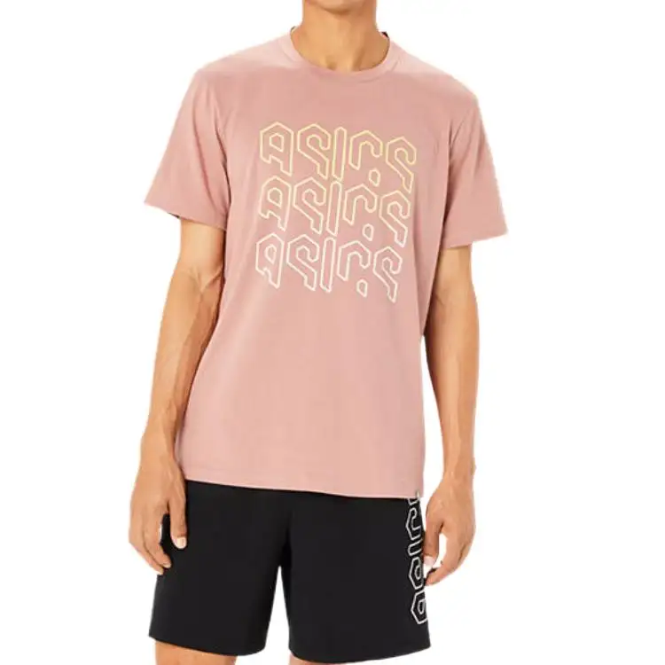 Asics Hex Graphic T Shirt Men's Plum Dried Color