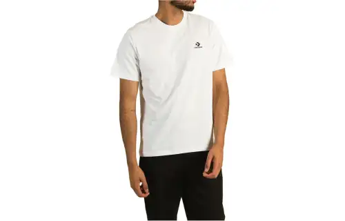 Converse CHEV EMB T Shirt Men's White