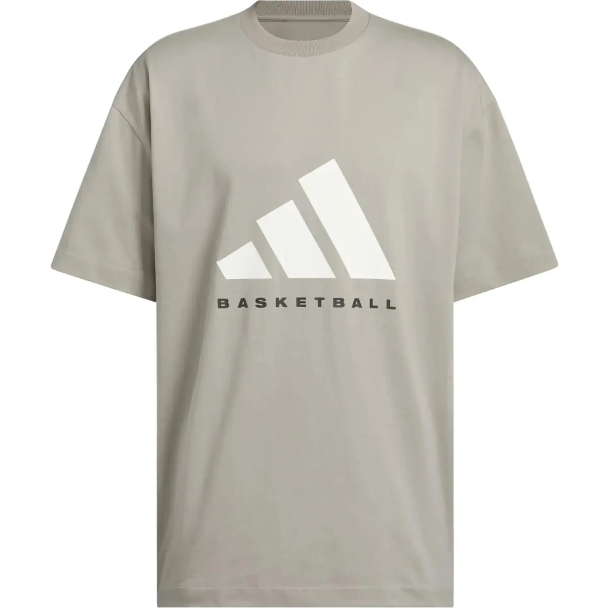Adidas BASKETBALL T Shirt Unisex Brown
