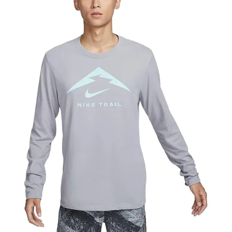 Nike Dri Fit T Shirt Men's Concrete Gray