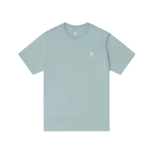 Converse T Shirts Unisex Green Crew Neck Moderate Straight Fit