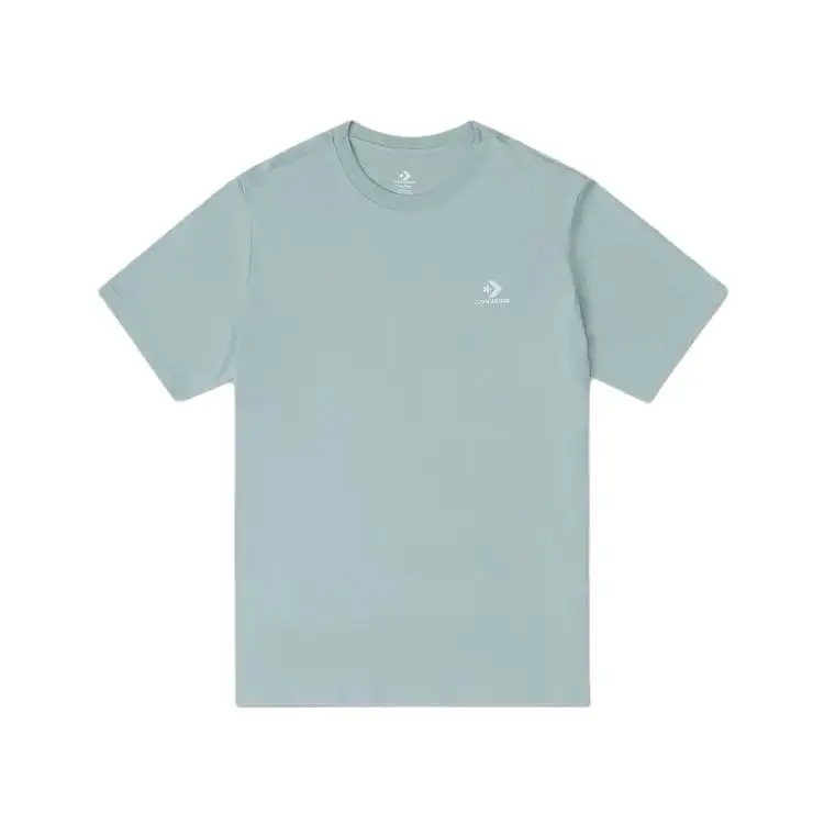 Converse T Shirts Unisex Green Crew Neck Moderate Straight Fit